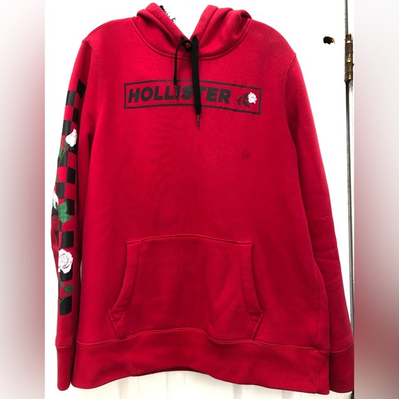 Hollister Other - Men’s Red Hollister Hoodie Large